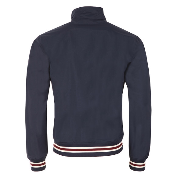 Fred Perry Mens Blue Funnel Neck Tipped Bomber Jacket #3