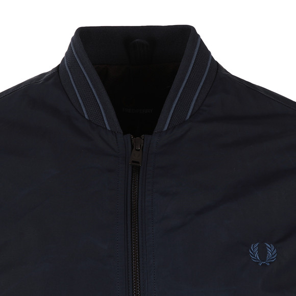 Fred Perry Mens Blue Tonic Bomber Jacket main image