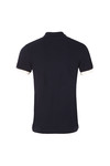 Fred Perry Sportswear Mens Blue Taped Pique Polo Shirt