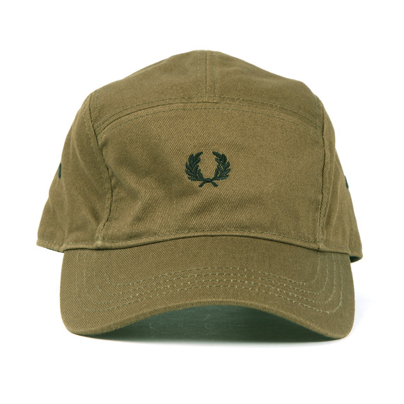 Fred Perry Mens Green Cotton Twill Baseball Cap #4