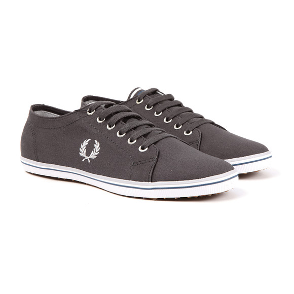 Fred Perry Mens Grey Kingston Twill Plimsole #2