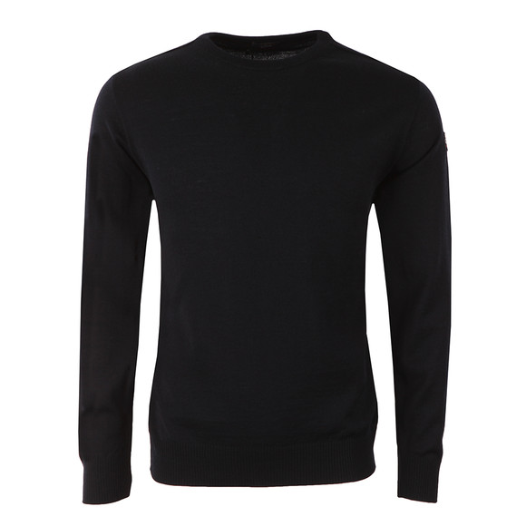 Paul & Shark Mens Blue Fine Wool Crew Neck Jumper main image