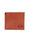 Superdry Mens Brown Tab Wallet In A Tin