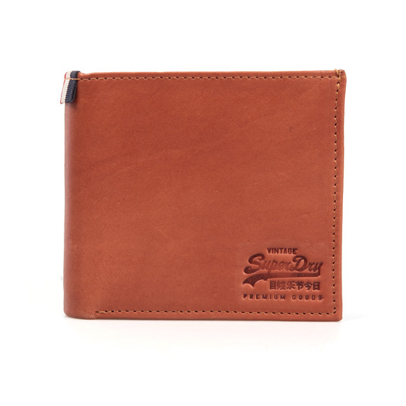 Superdry Mens Brown Tab Wallet In A Tin main image