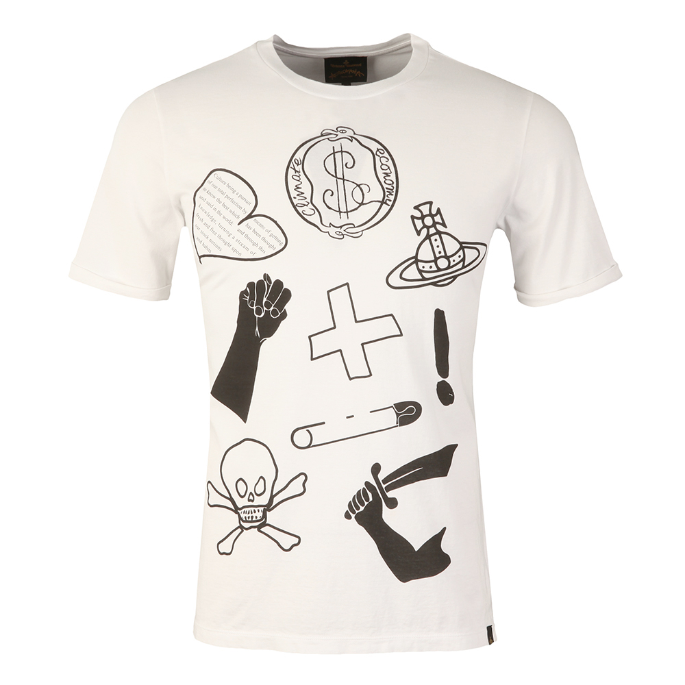 Vivienne Westwood Anglomania Classic Logo Mix T Shirt | Oxygen