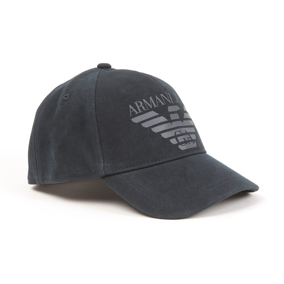 Armani Jeans Mens Blue Large Logo Cap main image