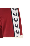 Fred Perry Sportswear Mens Red Taped Ringer T-Shirt