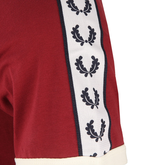 Fred Perry Sportswear Mens Red Taped Ringer T-Shirt main image