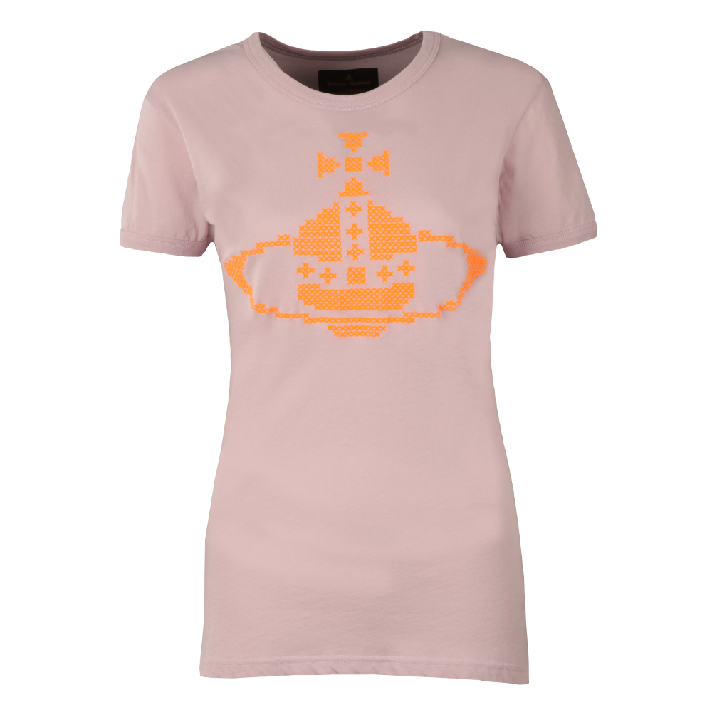 Vivienne Westwood Anglomania Embroidered Orb T Shirt | Oxygen Clothing