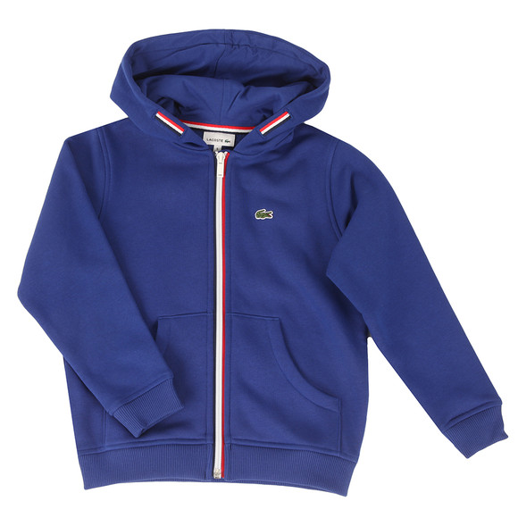 Lacoste Boys Blue SJ2970 Full Zip Hoody #1