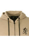 Gym King Mens Beige Core Tracksuit Top