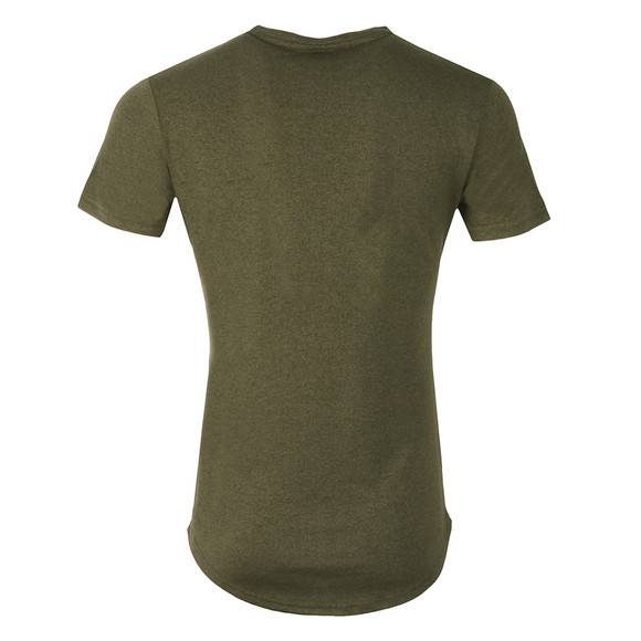 Gym King Mens Green Curve Hem Salt N Pepper Tee main image