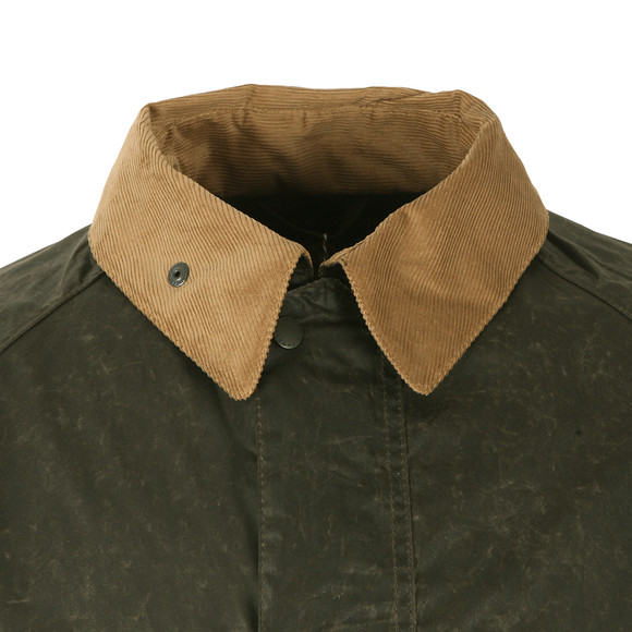 Barbour Heritage Mens Green Truss Wax Jacket main image