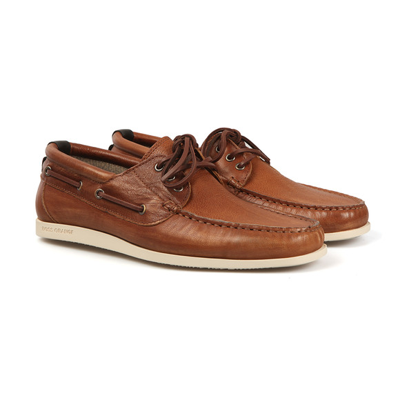 BOSS Casual Mens Brown Nydeck Shoe main image