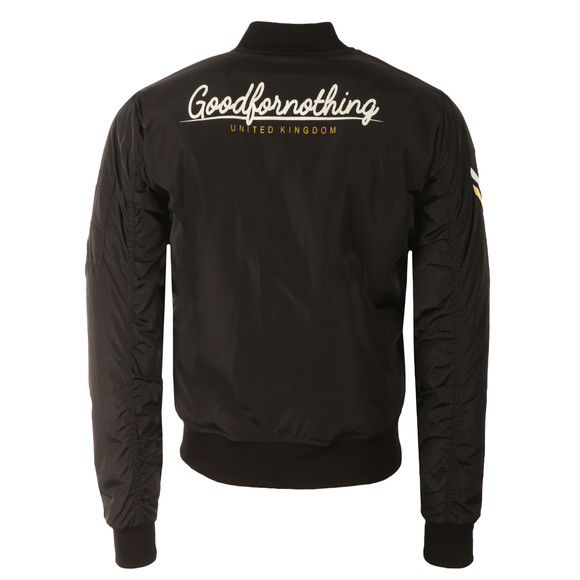 Good For Nothing Mens Black Military Bomber main image