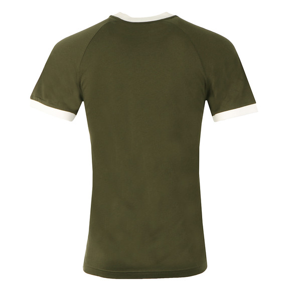 adidas Originals Mens Green California SS T-Shirt #3
