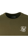 Sik Silk Mens Green Long Sleeve Gym T Shirt