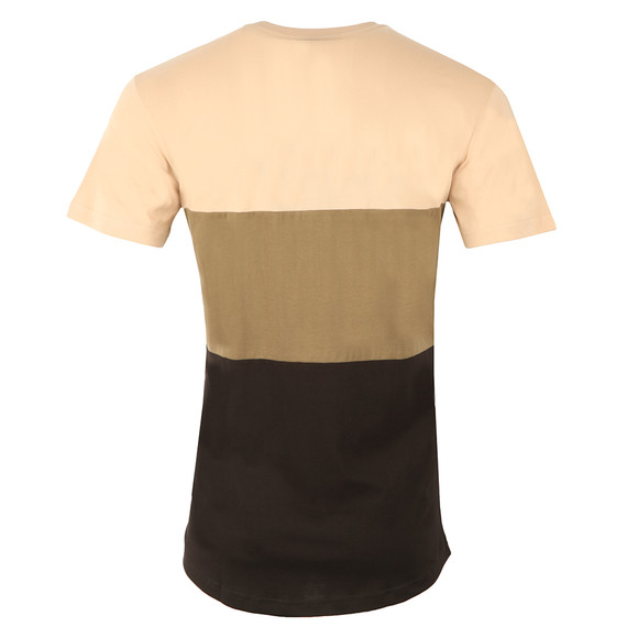 Nicce Mens Beige Triple Panel T-Shirt main image