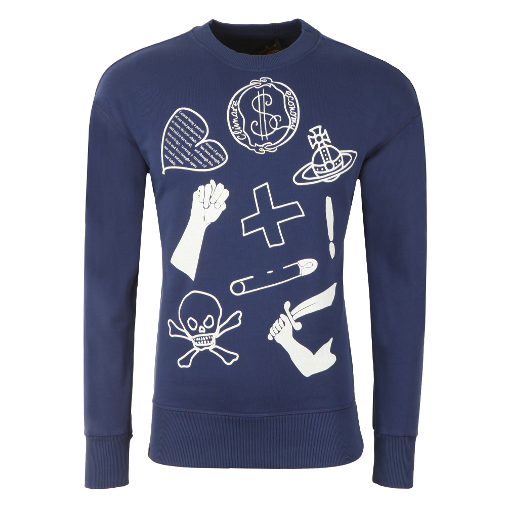 Vivienne Westwood Anglomania News Logo Mix Sweatshirt | Oxygen