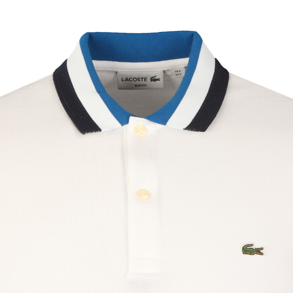 Lacoste Mens White PH2011 S/S Polo #2