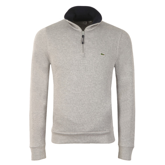 Lacoste Mens Grey Half Zip Sweatshirt SH1925 #1