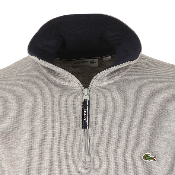 Lacoste Mens Grey Half Zip Sweatshirt SH1925 #2
