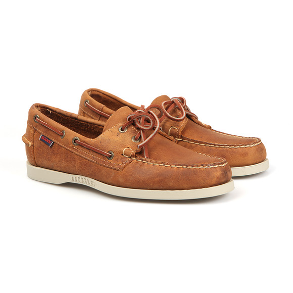 Sebago Mens Brown Dockside Boat Shoe main image