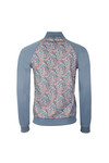 Pretty Green Mens Blue Camley Paisley Track Top