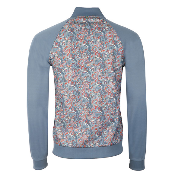 Pretty Green Mens Blue Camley Paisley Track Top main image
