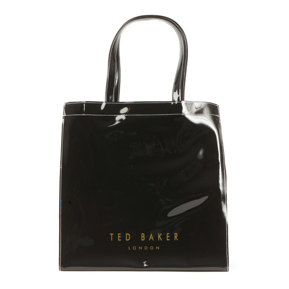 Ted Baker Womens Black Alacon Plain Bow Large Icon Bag #2