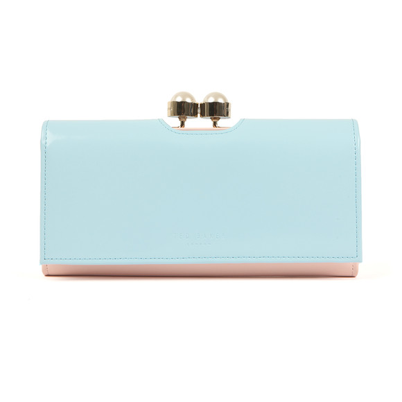 Ted Baker Womens Blue Meray Pearl Bobble Highbox Matinee Purse main image