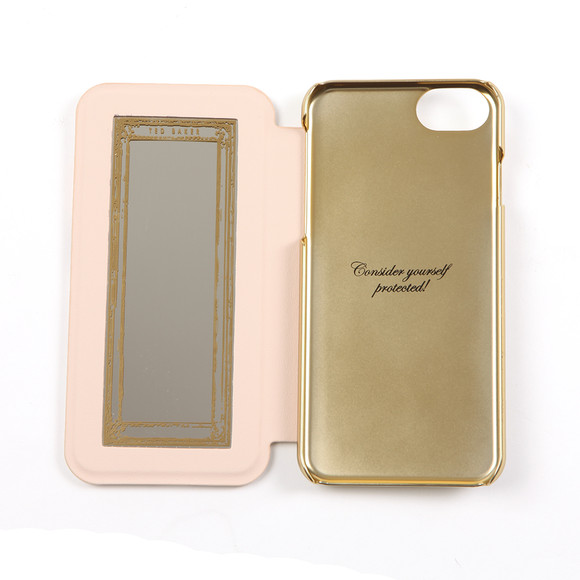 Ted Baker Womens White Mavis Gem Gardens Iphone 6 Book Case main image