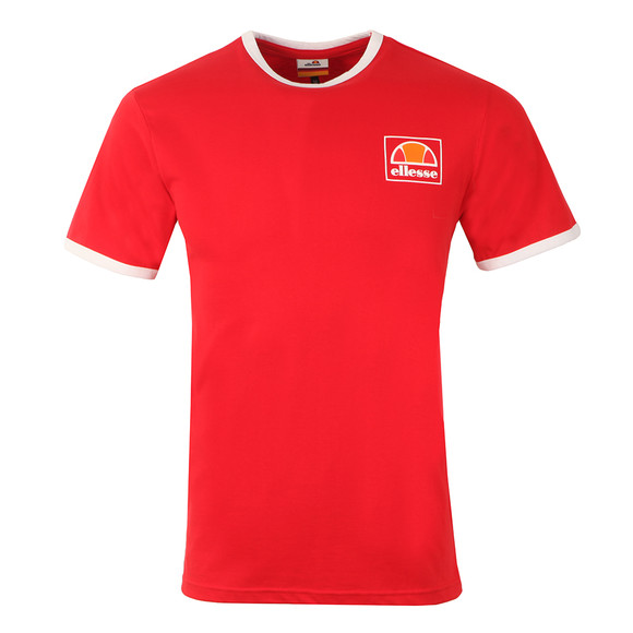 Ellesse Mens Red Montefello Ringer T Shirt main image