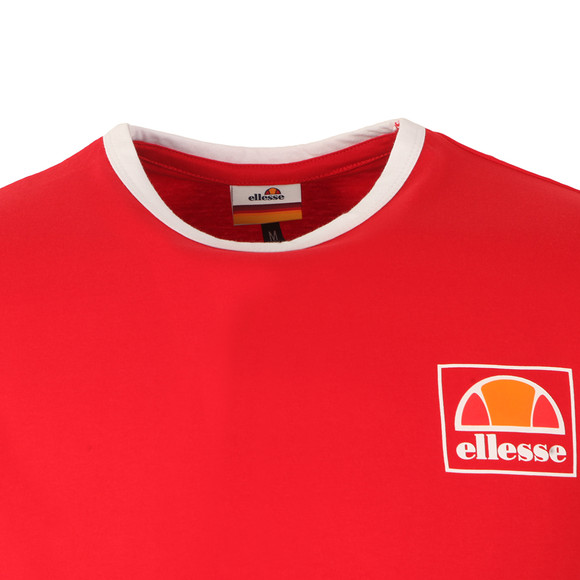 Ellesse Mens Red Montefello Ringer T Shirt main image