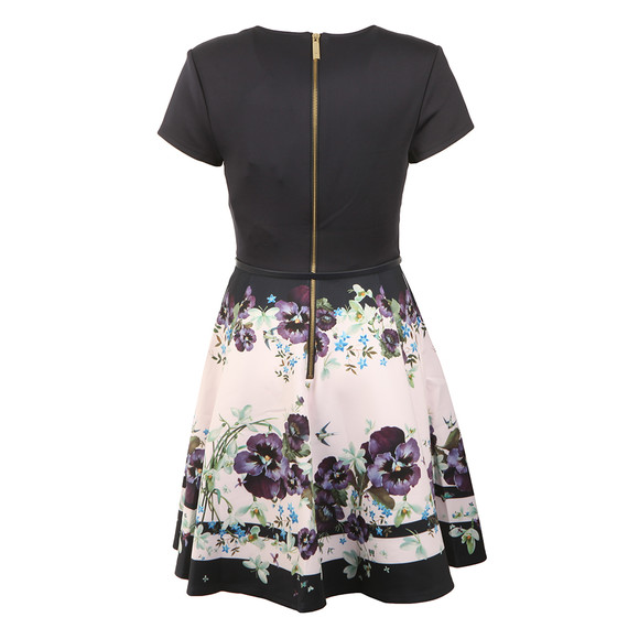 Ted Baker Womens Blue Stefh Enchantment Skater Dress #3