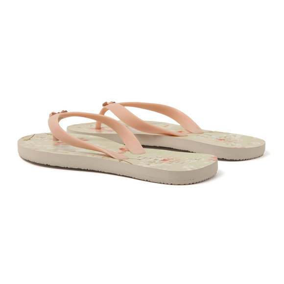 Ted Baker Womens White Aalo Oriental Blossom Flip Flop main image