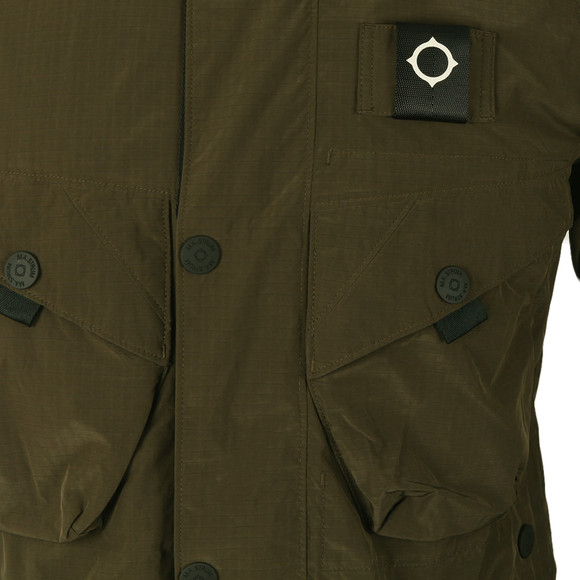 Ma.Strum Mens Green Sultan Bomber Field Jacket #2