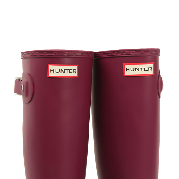 Hunter Womens Purple Original Tall Wellington #4