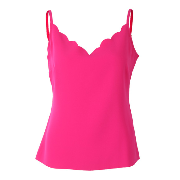Ted Baker Womens Pink Siina Scallop Neckline Cami Top #1