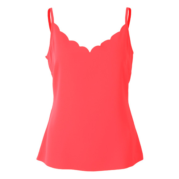 Ted Baker Womens Orange Siina Scallop Neckline Cami Top main image