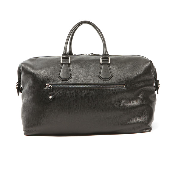 Vivienne Westwood Mens Black Leather Weekender Bag main image