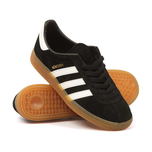 adidas Originals Mens Black Munchen Trainer main image
