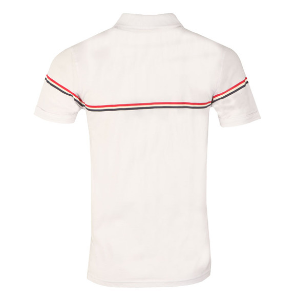 Fila Mens White Martelli Printed Polo Shirt main image