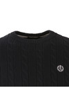 Henri Lloyd Mens Blue Kramer Crew Neck Jumper