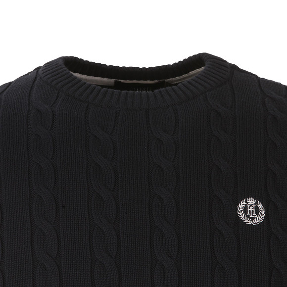 Henri Lloyd Mens Blue Kramer Crew Neck Jumper main image