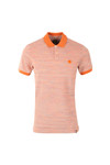 Pretty Green Mens Orange Tenax Polo Shirt