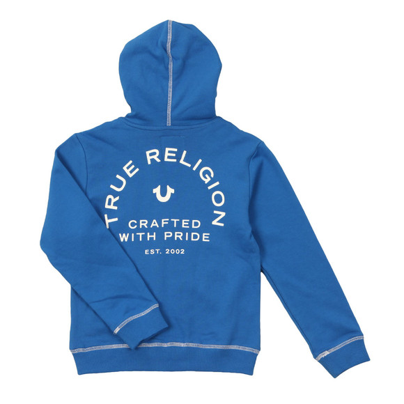 True Religion Boys Blue Horseshoe Logo Hoody main image