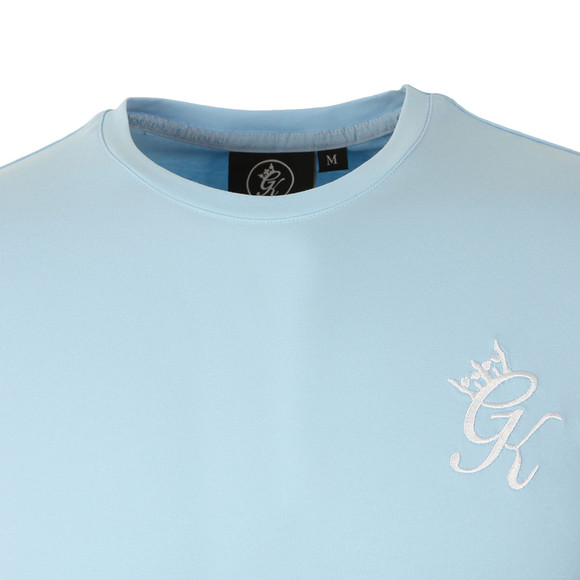 Gym King Mens Blue Core Long Line T-Shirt main image