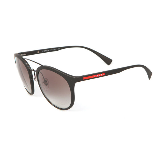 Prada Linea Rossa Mens Black 04RS Rounded Sunglasses #3