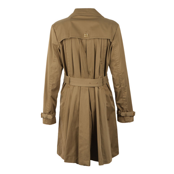 Michael Kors Womens Beige Pleated Trench main image